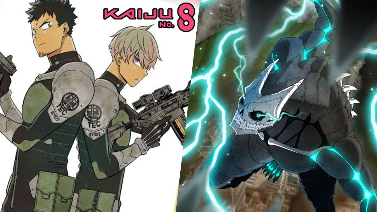 "Anime Kaiju no 8" with powerful transformation